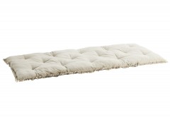 COTTON MATTRESS WITH FRINGES TAUPE 